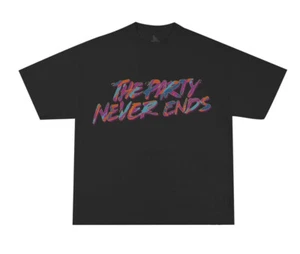 JUICE WRLD 999 CLUB LEGENDS NEVER DIE The Party Never End T-SHIRT (BLACK) - Sz L - Picture 1 of 5