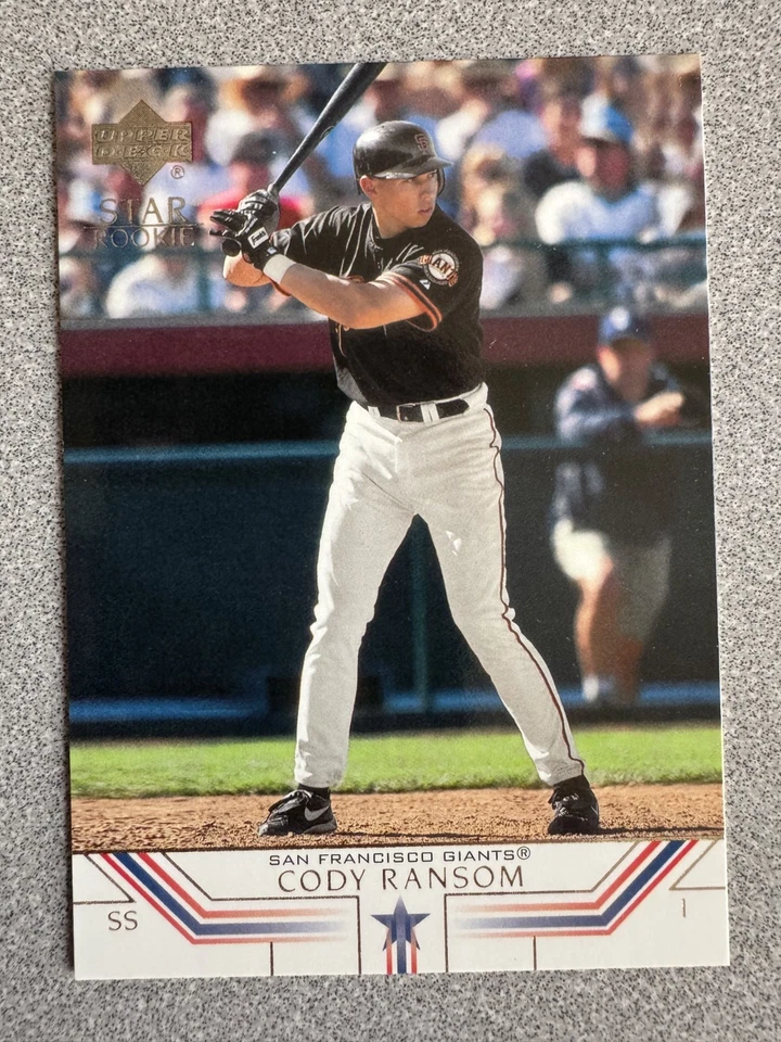 2002 Upper Deck Cody Ransom Star Rookie Rookie Card #39 San Francisco Giants - Image 1 of 2