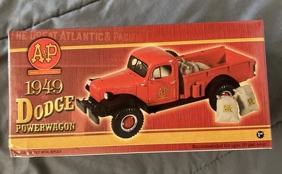 RARE First Gear A&P Tea Co. 1:34 Die-Cast 1949 Dodge Power Wagon Truck Coffee - Image 1 of 4