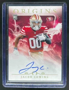 2024 Panini Origins Jacob Cowing Autograph Rookie Auto #RAU-JCO 49ers - Picture 1 of 2