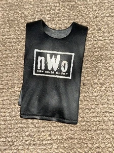 WWE NWO Chaleco Negro Liso Accesorio Mattel Figura Ropa 1/12 B8 - Imagen 1 de 1