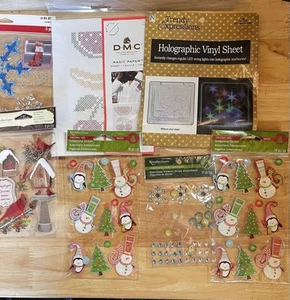 Set Of 10 Crafting Accessories Stickers & Ornament Kits Embellishment - Picture 1 of 3
