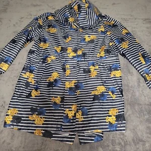 Joules Right as Rain Collection Floral Sz 12 Waterproof Breathable Light Jacket - Picture 1 of 6