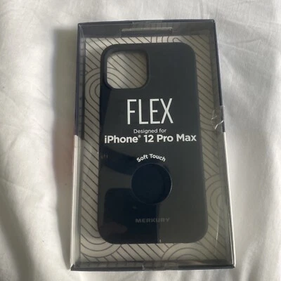 Funda de teléfono Merkury Innovations FLEX de silicona táctil suave - iPhone 12 Pro Max azul Foto 1 de 3