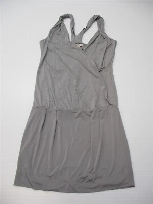 Vestido BCBGENERATION Plunge Para Mujer Talla S Envolvente Gris Cambio Mini  Foto 1 de 4