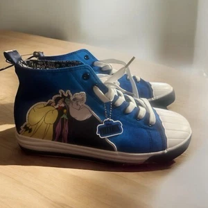 Grown-up blue Disney Villains Hi Top Available In Size 8 - Picture 1 of 10