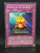 Yugioh Statue of the Wicked PGD-046 1st Edition Played Condition
