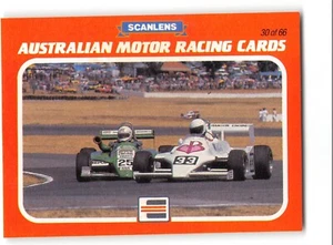 1986 Scanlens CRAIG SPARKS, PETER MACROW Australian Motor Racing Card #30 (B) - Picture 1 of 2