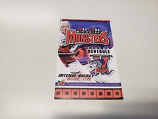 JS15 Lowell Lock Monsters 2002/03 Minor Hockey Pocket Schedule - Multi-Sponsored