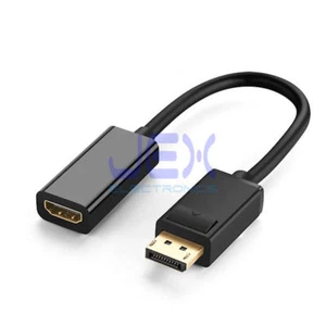 Display Port DP To HDMI Adapter Converter PC Computer, Laptop Nvidia & AMD GPU - Picture 1 of 5