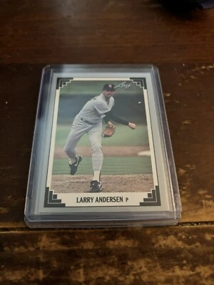 1991 Leaf - #407 Larry Andersen - Image 1 of 3