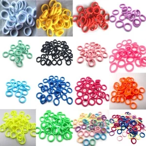50PCS Girls Elastic Hair Tie Band Rope Ponytail Scrunchies Hair Holder for Girls - Picture 1 of 33