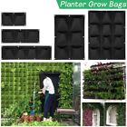 Nonwovens Fabric Planter Grow Bags Hanging Flowerpots Cultivation Pockets