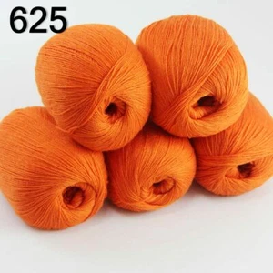 Sale 5BallsX50g Warm Pure Cashmere Yarn Hand Crocheted Blankets Knit Wool 25 - Picture 1 of 12