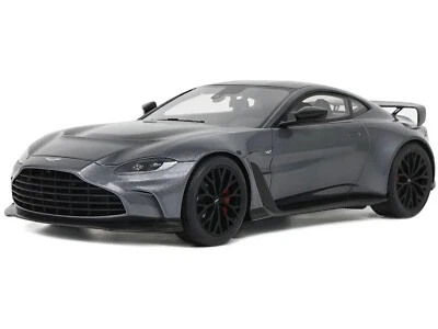 2023 ASTON MARTIN V12 VANTAGE GRAY 1/18 MODEL CAR BY GT SPIRIT GT443 - Image 1 of 4