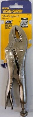  VISE-GRIP 7" two curved jaw plier with wire cutter 7WR - Image 1 of 4