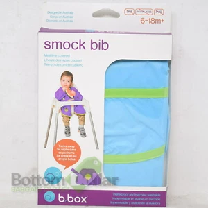 B.box babero a máquina lavable impermeable azul/verde océano (6-18 meses +) - Imagen 1 de 2
