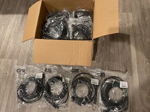 Lot of (20) - 20ft (6.1m) C2G DisplayPort Cable with Latches 8K UHD M/M - Black - Picture 1 of 4