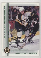 2000-01 ITG Be A Player Memorabilia Emerald All-Star Fantasy /10 Jonathan Girard