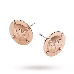 Neu mit Etikett Michael Kors Heritage Logo Ohrstecker roségoldfarben MKJX2987 - Bild 1 von 4