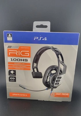 NEW! PS4 RIG 100HS ~ Plantronics ~ Playstation 4 Gaming Wired Headset + FS! - Image 1 of 4