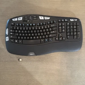 Logitech K350 Wireless Comfort Wave Keyboard With Dongle  - Afbeelding 1 van 3