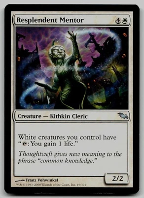 Resplendent Mentor U Shadowmoor 19 NM - Image 1 of 2