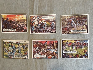 Tarjetas de goma A&BC NOTICIAS DE LA GUERRA CIVIL 1965 x6 - Imagen 1 de 6