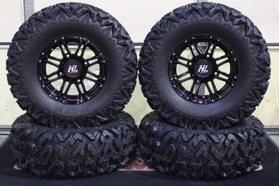 CAN AM OUTLANDER 850 30" RIP SAW RADIAL ATV TIRE & 14" HL3 BLK WHEEL KIT CAN1CA - Image 1 of 4