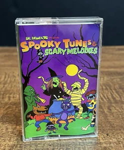 Dr. Demento Spooky Tunes & Scary Melodies Cassette Tape 1994 Halloween Music - Imagen 1 de 7
