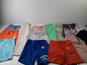 M&S Boy's 15pcs Bundle Tops Shorts Trunks Joggers Cargos Size 6-7 Yrs New F2 - Picture 1 of 16
