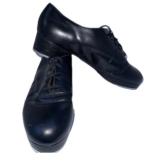 Capezio K360 Tap Shoes Character Oxford w/ Double Build-Up and Plates Women’s 8M - Picture 1 of 8