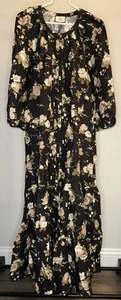 Tuckernuck Midnight Garden Belted Lyles Dress - Size XL - Picture 1 of 3
