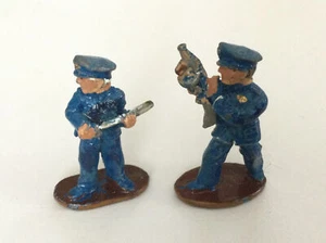 2 Ral Partha 1984 Metal Police Figures Policeman Cops 1-1/8” 1-1/4” - Picture 1 of 6