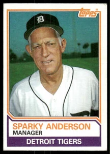 1983 Topps #666 Sparky Anderson - Picture 1 of 2