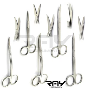 Tijeras quirúrgicas médico dental veterinario microcirugía disección tijeras nuevas - Imagen 1 de 14