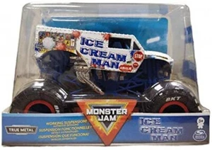 New Spin Master Monster Jam Trucks ICE CREAM MAN 1/24 True Metal - Picture 1 of 3