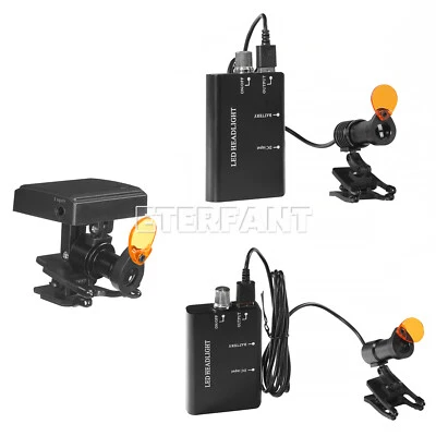 ETERFANT Dental 5W LED Headlight Lamp With Filter F Binocular Loup Three Models