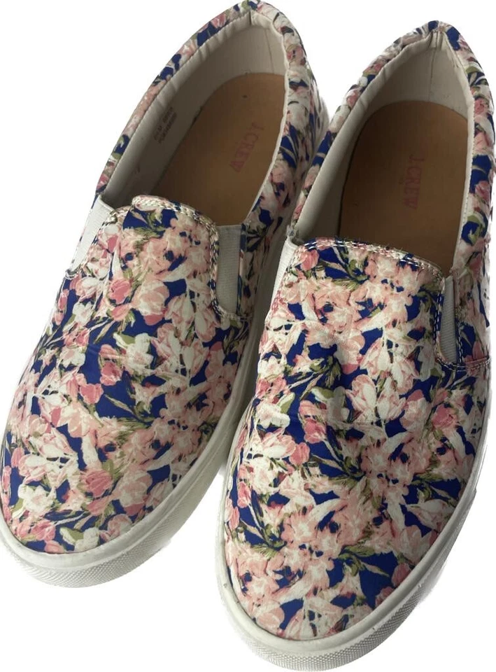J.CREW, talla 8H-M, zapatos mujer multicolor estampado floral” Foto 1 de 4