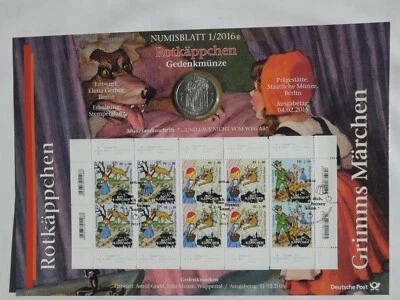 Numisblatt 1/2016 - Rotkäppchen Grimms Märchen - 20 Euro - Bild 1 von 2