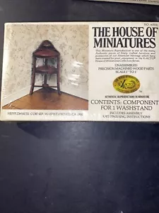 The House Of Miniatures Kit Hepplewhite Corner Washstand Circa 1800 No 40056 NOS - Picture 1 of 2