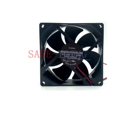 1x SUNON EE92251S3-D020-C99 90*90*25MM 12V 1.26W 3Pin Cooling Fan NEW - Image 1 of 4