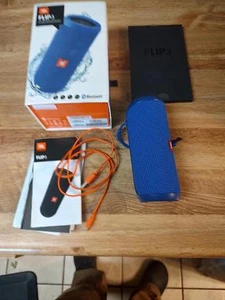 JBL Flip 3 Bluetooth Lautsprecher - Tragbar & Wasserdicht - Blau - Bild 1 von 4