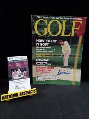 Подписанный журнал для гольфа Ken Venturi JSA -1 # - Изображение 1 из 4