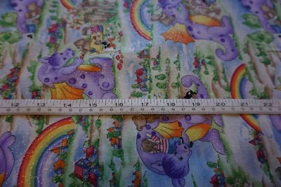 布料--蝴蝶王国/奥利和我,紫色龙 — 第 1/2 张图片