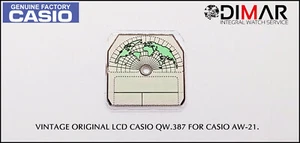Replacement Vintage Original LCD Casio QW-387 NOS For Casio AW-21 - Picture 1 of 1