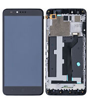 LCD Assembly With Frame Compatible For ZTE ZMax Pro Z981 Refurbished Black