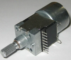 Dual Motorized 100 kOhm Linear Potentiometer - Dual Section Motor Pot 100k - 5V - Picture 1 of 8