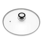 Glass Lid For Frying Pan, Fry Pan, Skillet, Pan Lid With Handle Coated In Sil...