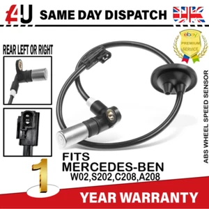 ABS SPEED SENSOR FOR MERCEDES-BENZ W02 S202 C208 A 208 (1996-2002) REAR L OR R - Picture 1 of 6